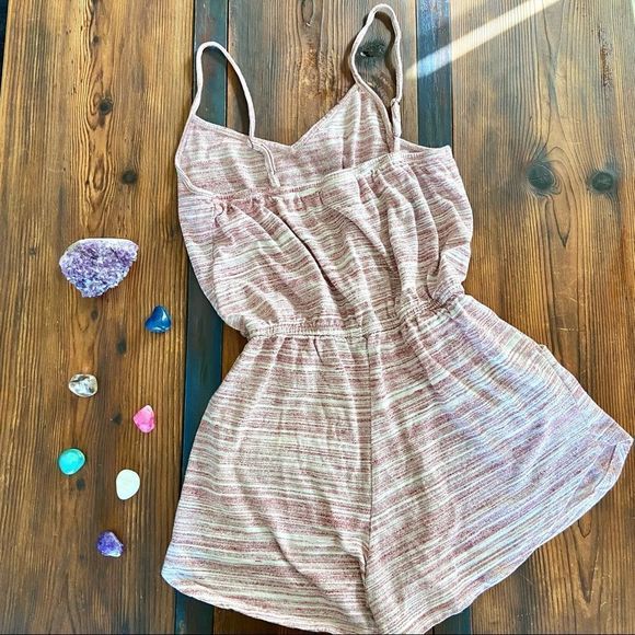 Mossimo Supply Co. Heathered Romper Size Xs - Picture 3 of 4
